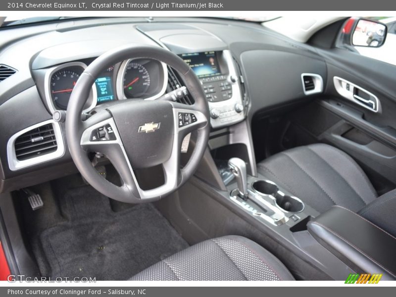 Crystal Red Tintcoat / Light Titanium/Jet Black 2014 Chevrolet Equinox LT