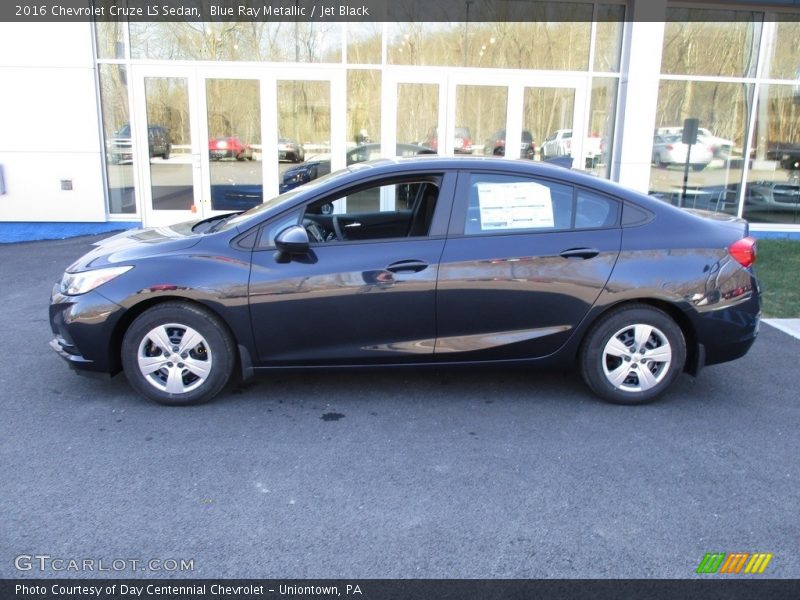 Blue Ray Metallic / Jet Black 2016 Chevrolet Cruze LS Sedan