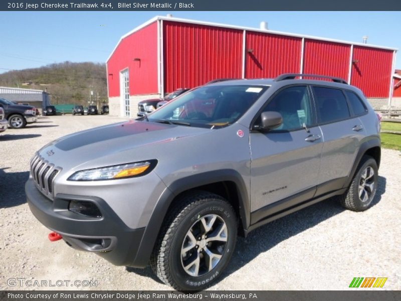 Billet Silver Metallic / Black 2016 Jeep Cherokee Trailhawk 4x4