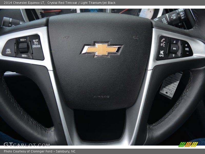 Crystal Red Tintcoat / Light Titanium/Jet Black 2014 Chevrolet Equinox LT