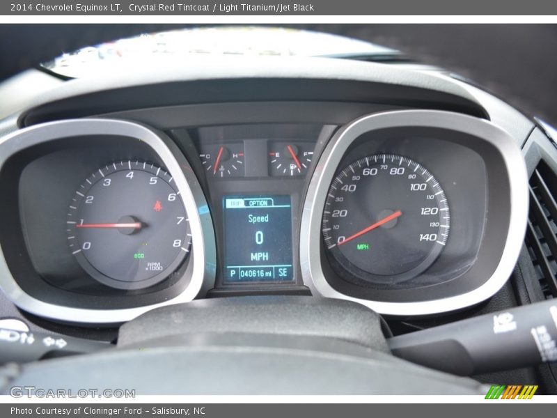Crystal Red Tintcoat / Light Titanium/Jet Black 2014 Chevrolet Equinox LT