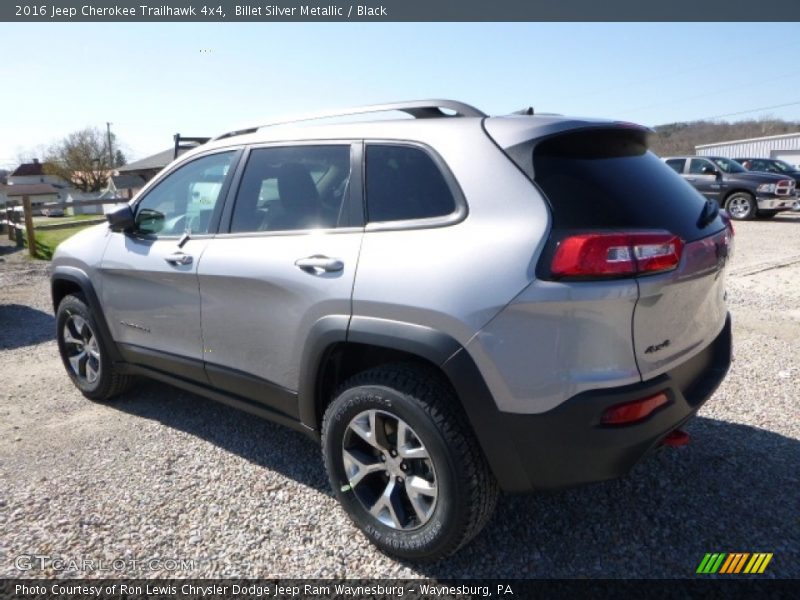 Billet Silver Metallic / Black 2016 Jeep Cherokee Trailhawk 4x4