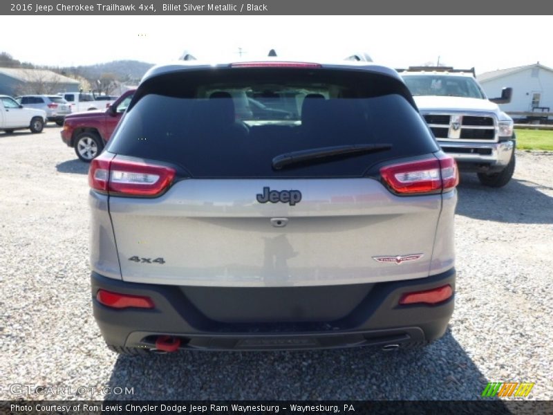 Billet Silver Metallic / Black 2016 Jeep Cherokee Trailhawk 4x4