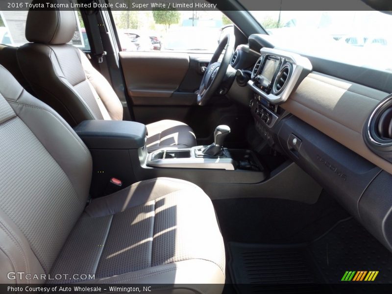 Super White / Limited Hickory 2016 Toyota Tacoma Limited Double Cab