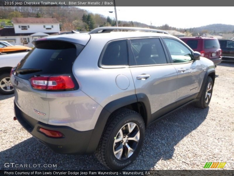 Billet Silver Metallic / Black 2016 Jeep Cherokee Trailhawk 4x4