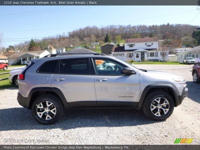 Billet Silver Metallic / Black 2016 Jeep Cherokee Trailhawk 4x4