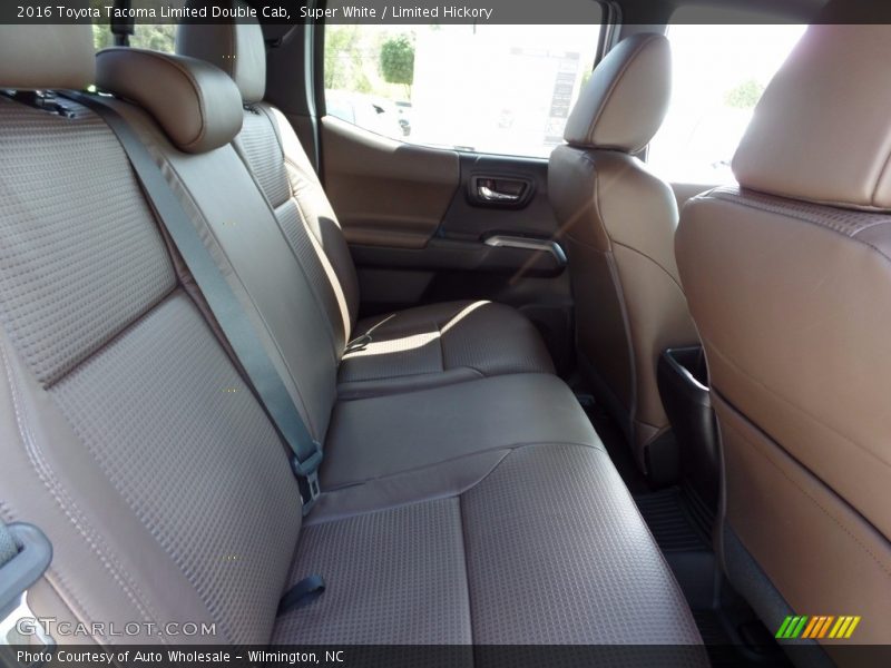 Super White / Limited Hickory 2016 Toyota Tacoma Limited Double Cab