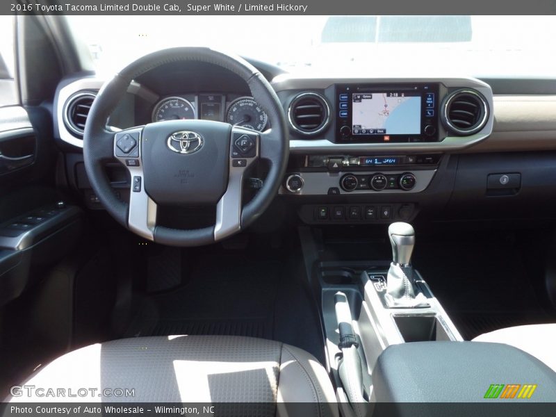 Super White / Limited Hickory 2016 Toyota Tacoma Limited Double Cab