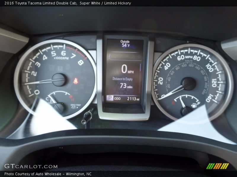 Super White / Limited Hickory 2016 Toyota Tacoma Limited Double Cab