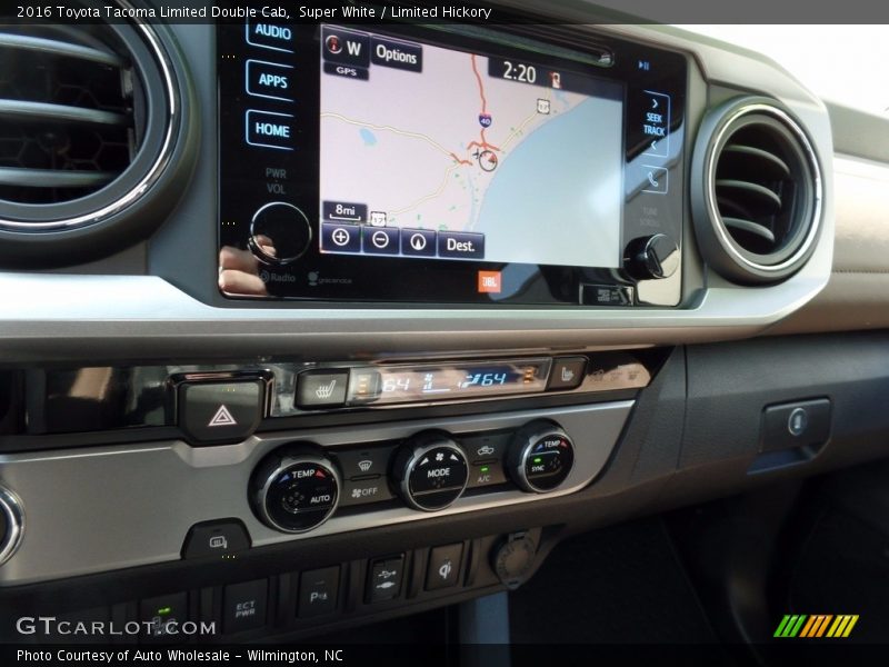 Super White / Limited Hickory 2016 Toyota Tacoma Limited Double Cab