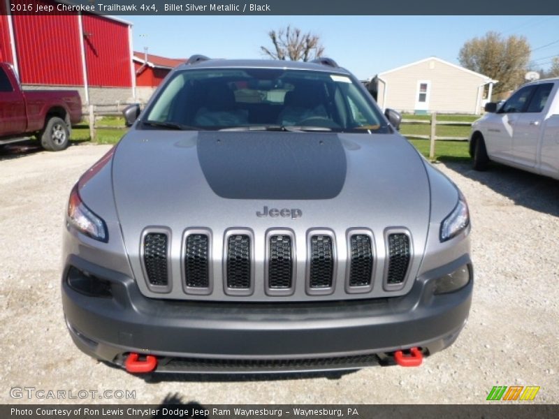 Billet Silver Metallic / Black 2016 Jeep Cherokee Trailhawk 4x4