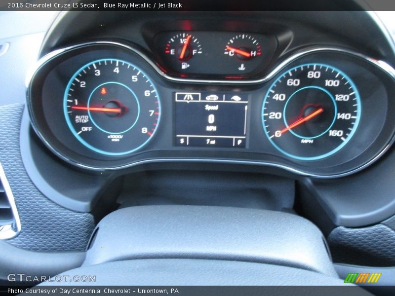 Blue Ray Metallic / Jet Black 2016 Chevrolet Cruze LS Sedan
