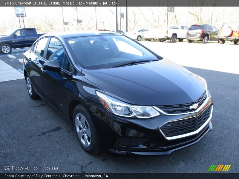 Mosaic Black Metallic / Jet Black 2016 Chevrolet Cruze LS Sedan