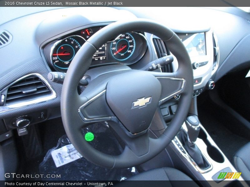 Mosaic Black Metallic / Jet Black 2016 Chevrolet Cruze LS Sedan