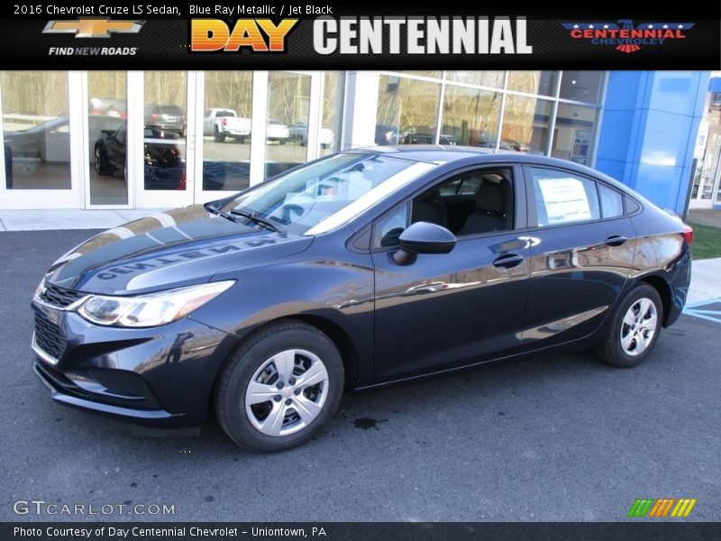 Blue Ray Metallic / Jet Black 2016 Chevrolet Cruze LS Sedan