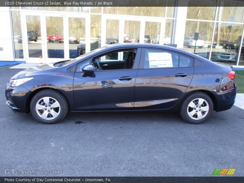 Blue Ray Metallic / Jet Black 2016 Chevrolet Cruze LS Sedan