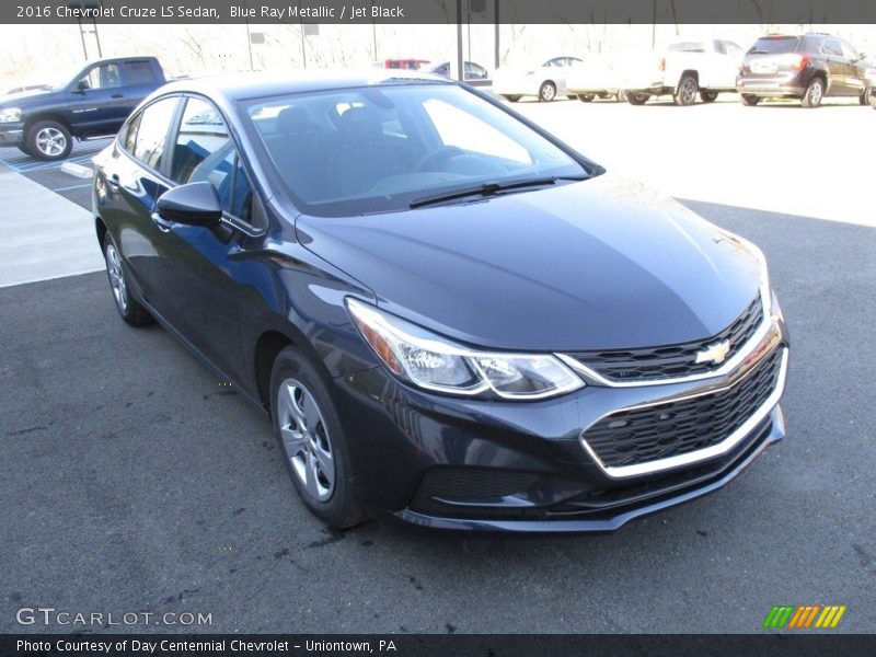 Blue Ray Metallic / Jet Black 2016 Chevrolet Cruze LS Sedan