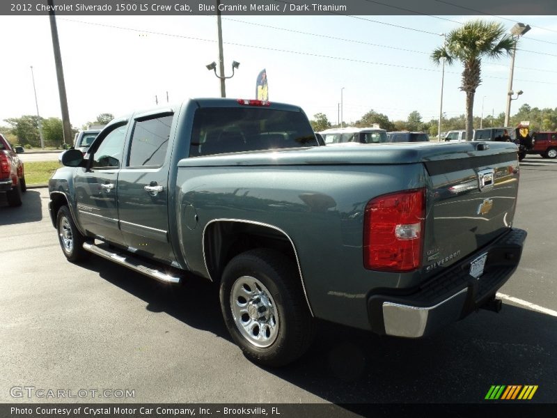 Blue Granite Metallic / Dark Titanium 2012 Chevrolet Silverado 1500 LS Crew Cab