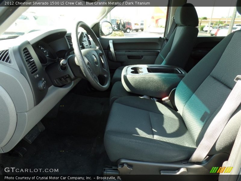 Blue Granite Metallic / Dark Titanium 2012 Chevrolet Silverado 1500 LS Crew Cab