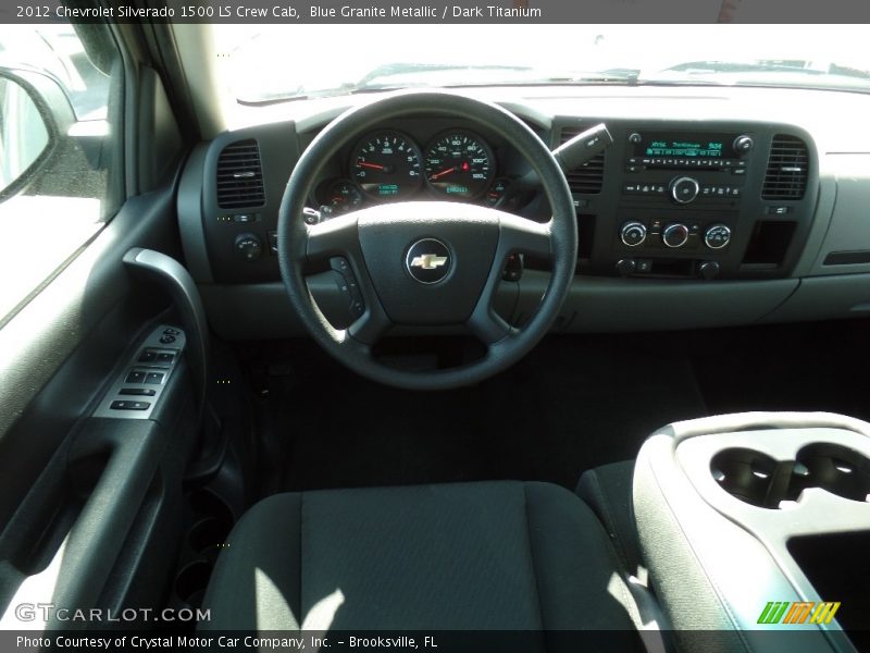 Blue Granite Metallic / Dark Titanium 2012 Chevrolet Silverado 1500 LS Crew Cab