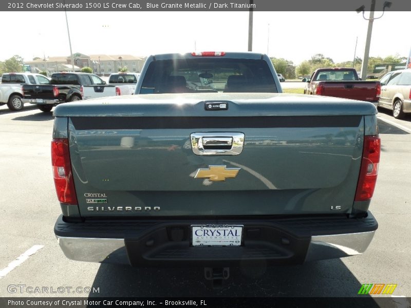 Blue Granite Metallic / Dark Titanium 2012 Chevrolet Silverado 1500 LS Crew Cab
