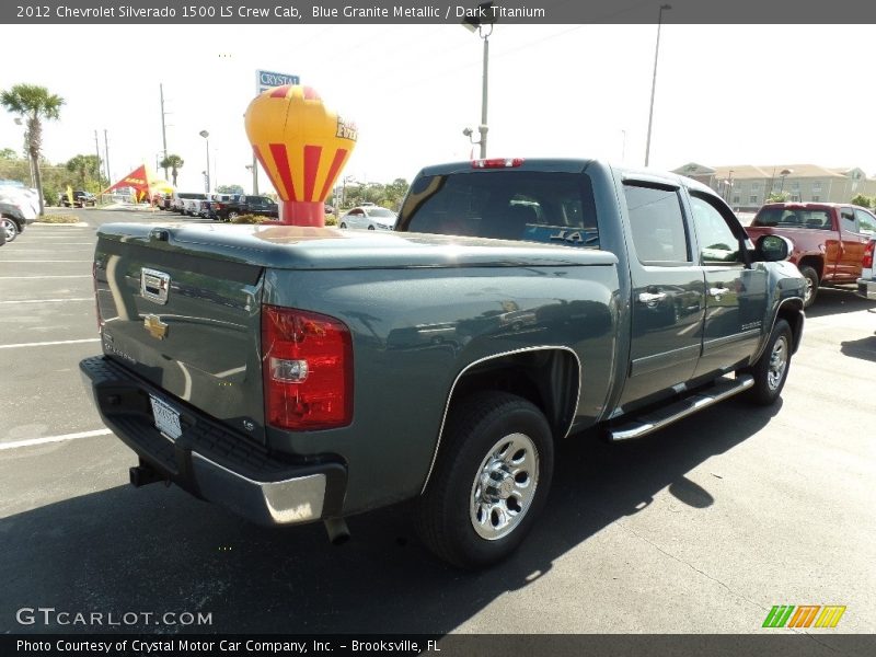 Blue Granite Metallic / Dark Titanium 2012 Chevrolet Silverado 1500 LS Crew Cab