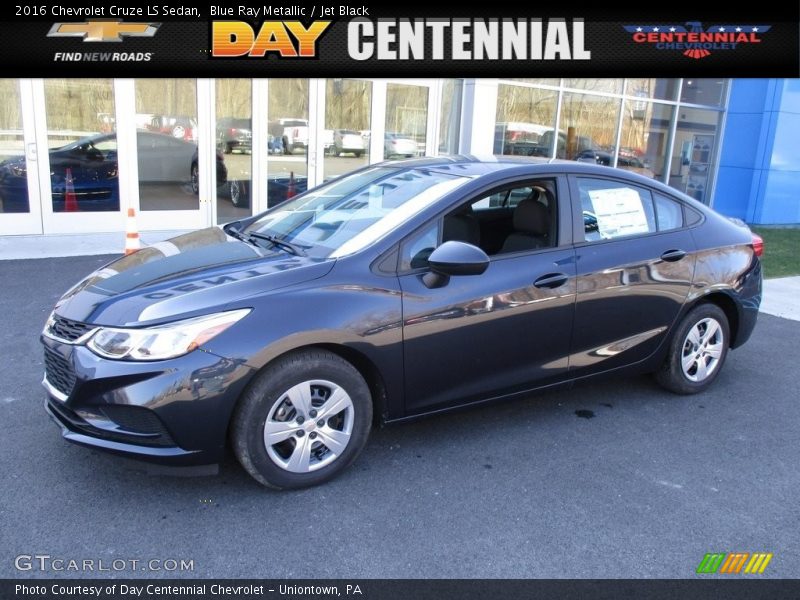 Blue Ray Metallic / Jet Black 2016 Chevrolet Cruze LS Sedan