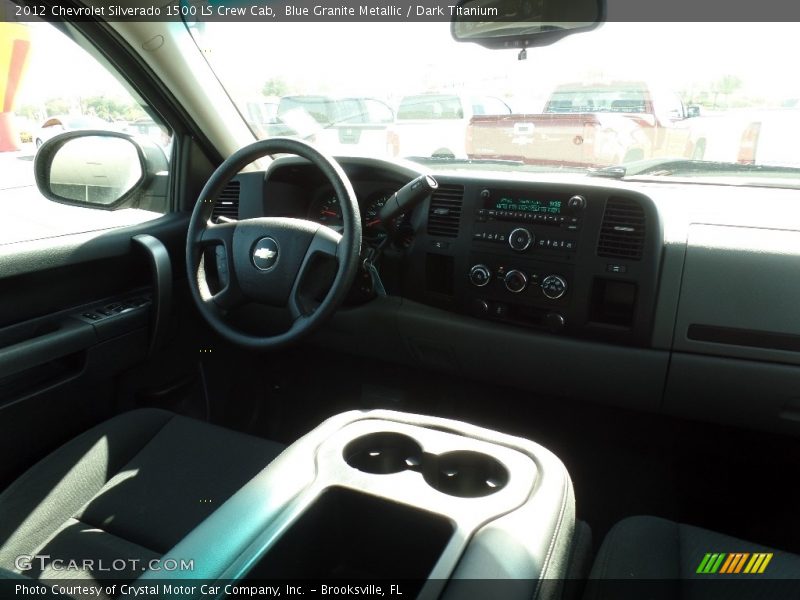 Blue Granite Metallic / Dark Titanium 2012 Chevrolet Silverado 1500 LS Crew Cab