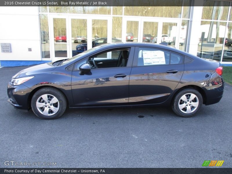 Blue Ray Metallic / Jet Black 2016 Chevrolet Cruze LS Sedan