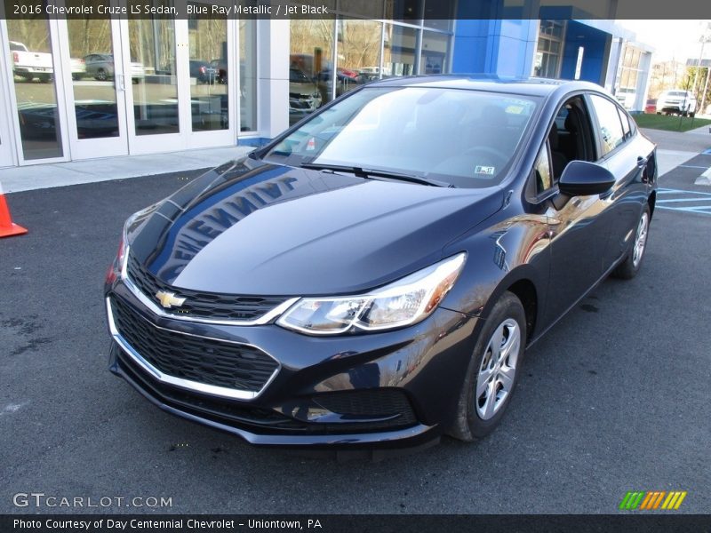 Blue Ray Metallic / Jet Black 2016 Chevrolet Cruze LS Sedan