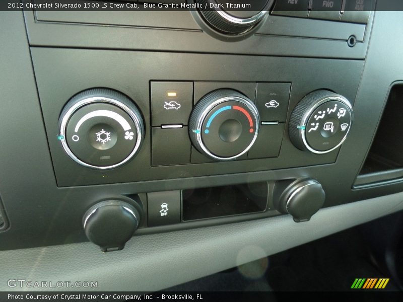 Blue Granite Metallic / Dark Titanium 2012 Chevrolet Silverado 1500 LS Crew Cab