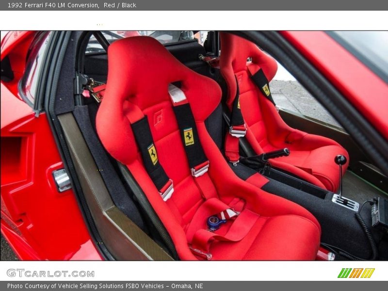 Front Seat of 1992 F40 LM Conversion