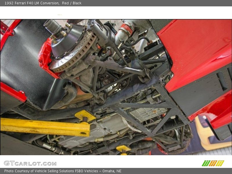 Undercarriage of 1992 F40 LM Conversion
