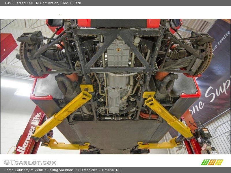 Undercarriage of 1992 F40 LM Conversion