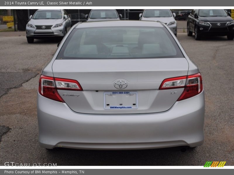 Classic Silver Metallic / Ash 2014 Toyota Camry LE