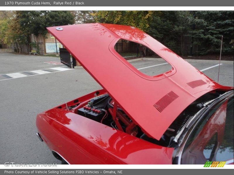 Rallye Red / Black 1970 Plymouth Cuda Hemi