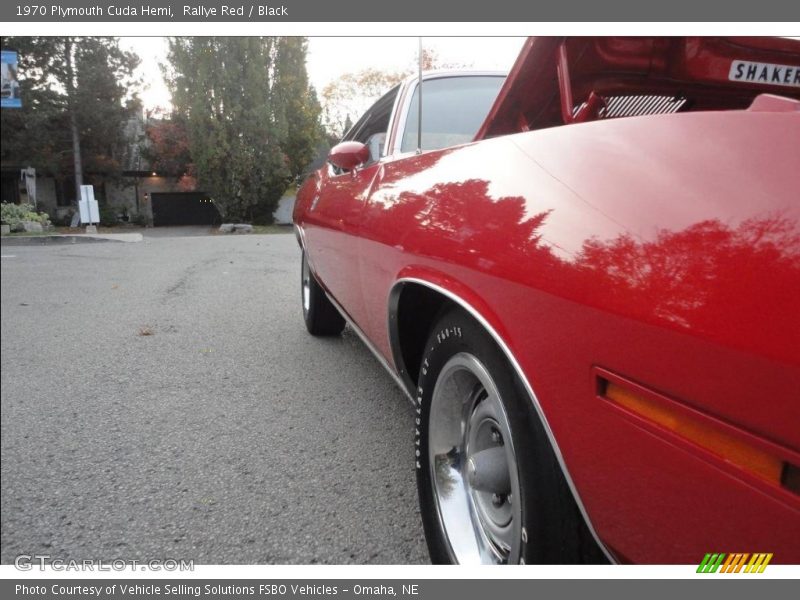 Rallye Red / Black 1970 Plymouth Cuda Hemi