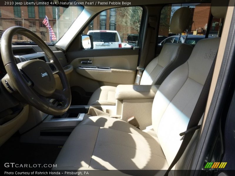 Natural Green Pearl / Pastel Pebble Beige 2010 Jeep Liberty Limited 4x4