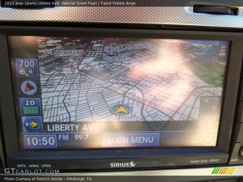 Natural Green Pearl / Pastel Pebble Beige 2010 Jeep Liberty Limited 4x4