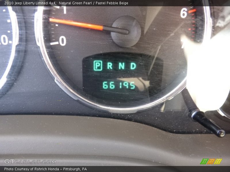 Natural Green Pearl / Pastel Pebble Beige 2010 Jeep Liberty Limited 4x4