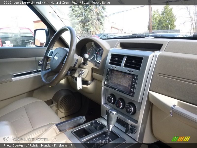 Natural Green Pearl / Pastel Pebble Beige 2010 Jeep Liberty Limited 4x4
