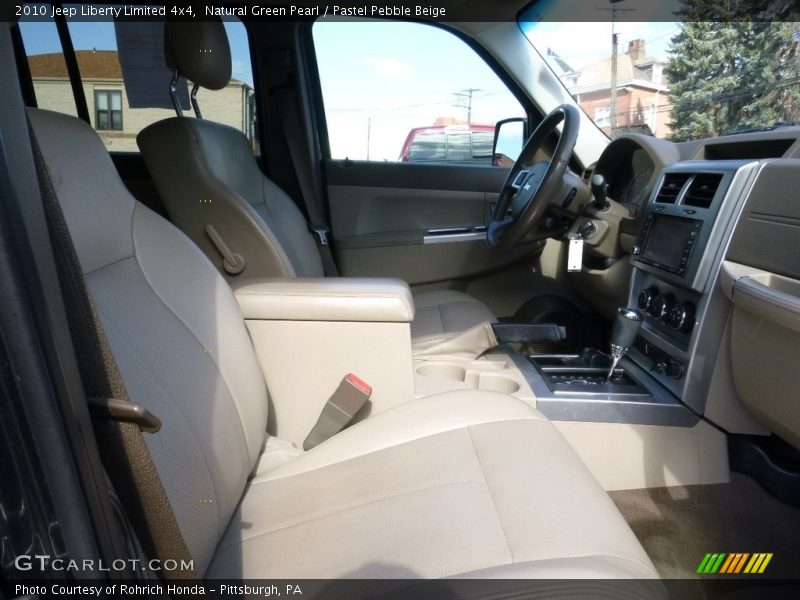 Natural Green Pearl / Pastel Pebble Beige 2010 Jeep Liberty Limited 4x4