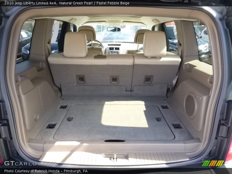 Natural Green Pearl / Pastel Pebble Beige 2010 Jeep Liberty Limited 4x4