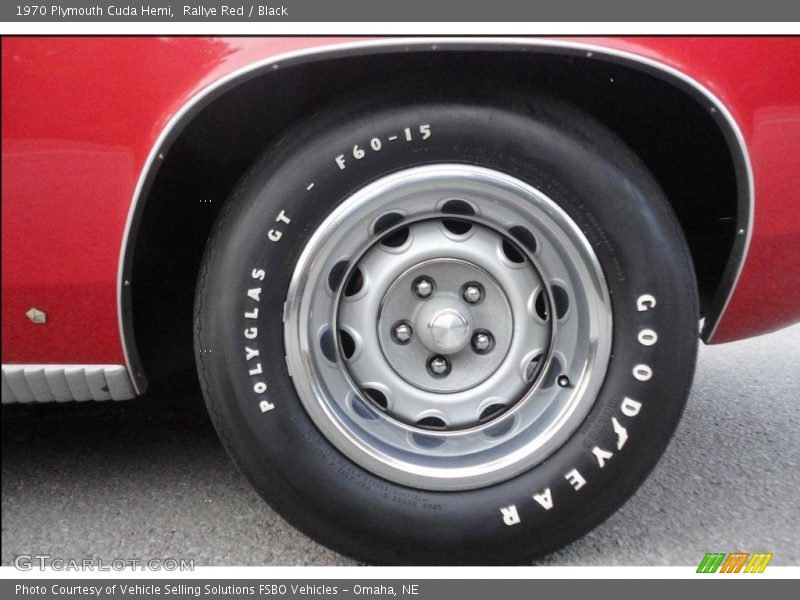 Rallye Red / Black 1970 Plymouth Cuda Hemi