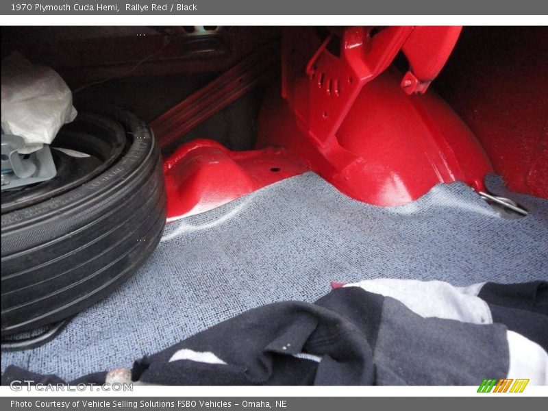 Rallye Red / Black 1970 Plymouth Cuda Hemi