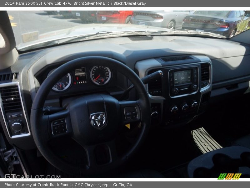 Bright Silver Metallic / Black/Diesel Gray 2014 Ram 2500 SLT Crew Cab 4x4