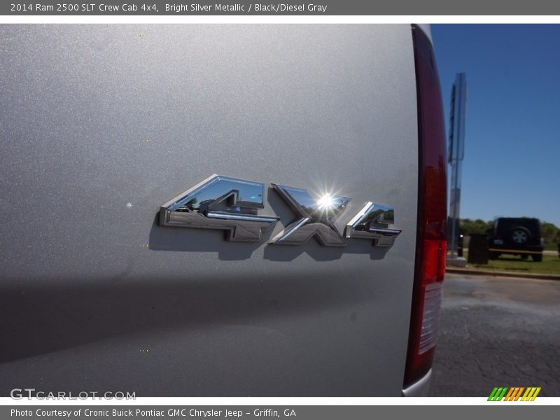 Bright Silver Metallic / Black/Diesel Gray 2014 Ram 2500 SLT Crew Cab 4x4