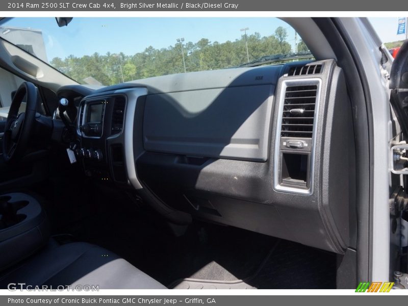 Bright Silver Metallic / Black/Diesel Gray 2014 Ram 2500 SLT Crew Cab 4x4