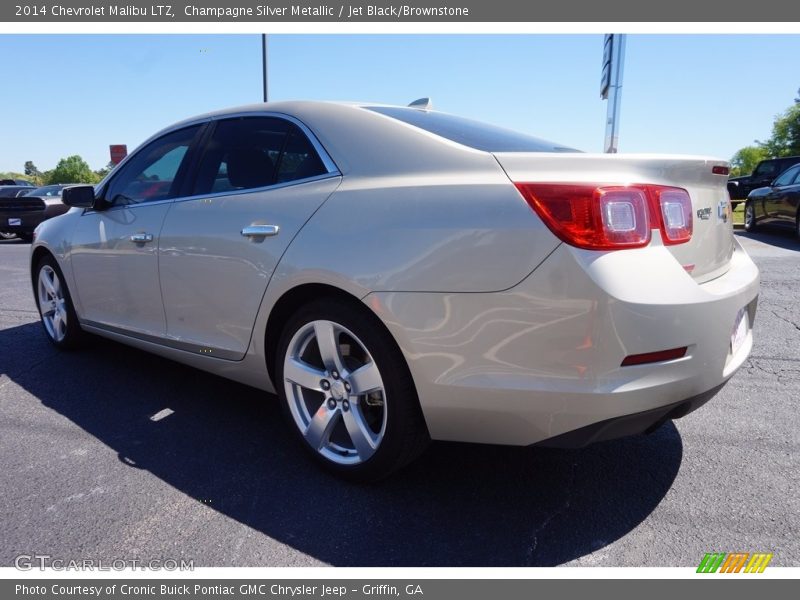 Champagne Silver Metallic / Jet Black/Brownstone 2014 Chevrolet Malibu LTZ