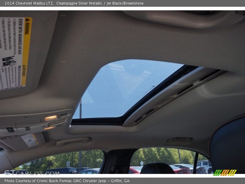 Champagne Silver Metallic / Jet Black/Brownstone 2014 Chevrolet Malibu LTZ